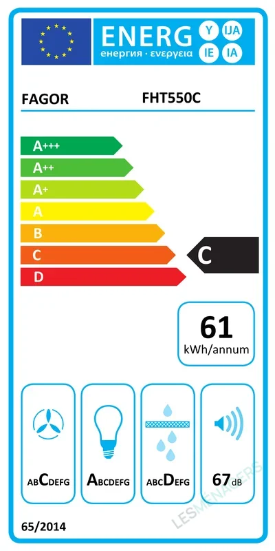 Étiquette énergie — FAGOR FHT550C