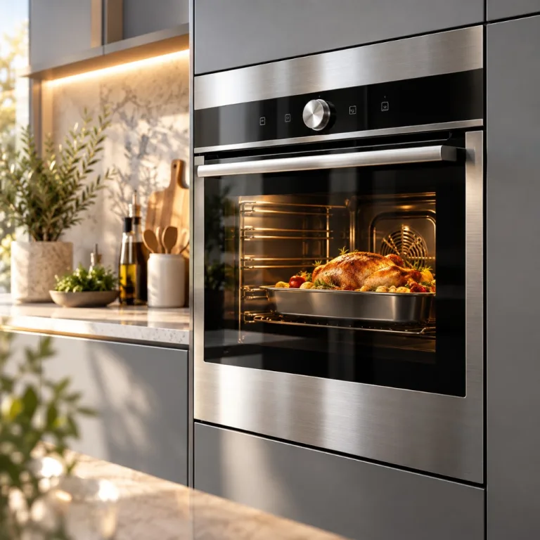 Four encastrable inox