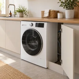 Lave-linge séchant Faible profondeur