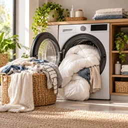 Lave-linge séchant Grande capacité