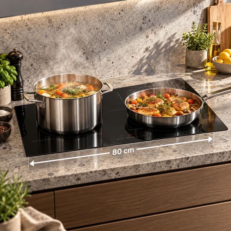 Plaque de cuisson 80 cm