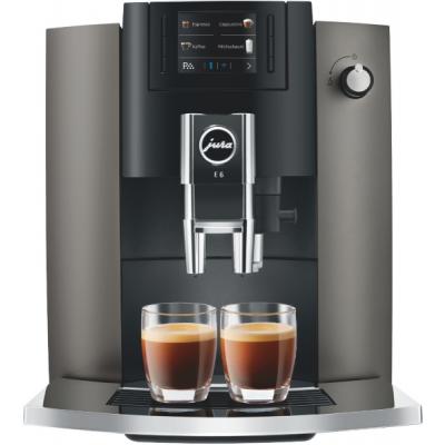 Machine à café broyeur Jura Jura E6 Dark Inox EB